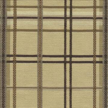 Tobago Plaid Travertine by Kasmir Fabric 1421 53% Cotton 47% Polyester TAIWAN 30,000 Wyzenbeek Double Rubs H: 4 4/8 inches, V: 4 4/8 inches 54 - 55 - Fabric Carolina - Kasmir