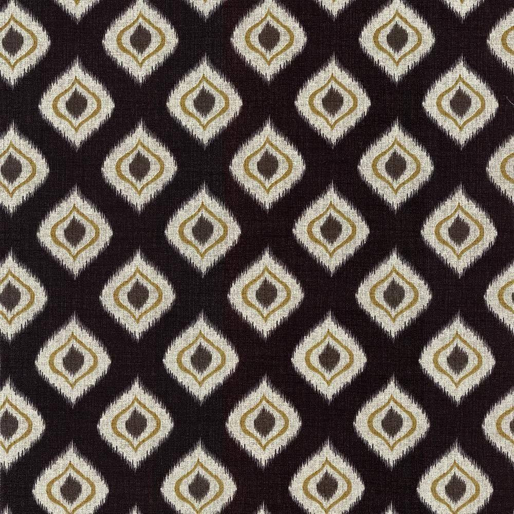 Tonto Ebony by Kasmir Fabric 5084 PAKISTAN 15,000 Wyzenbeek Double Rubs H: 4 4/8 inches, V:4 4/8 inches 54 - 55 - Fabric Carolina - Kasmir