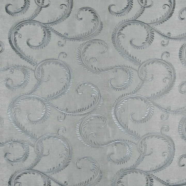 Tosca Scroll Blue Steel by Kasmir Fabric 1388 100% Polyester
 INDIA 47,000 Wyzenbeek Double Rubs </p><p>Repeat: Horizontal: 15 4/8 inches and Vertical: 12 4/8 inches 54 - Fabric Carolina -