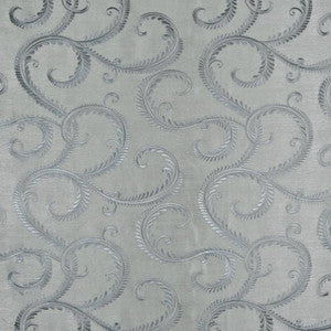 Tosca Scroll Blue Steel by Kasmir Fabric