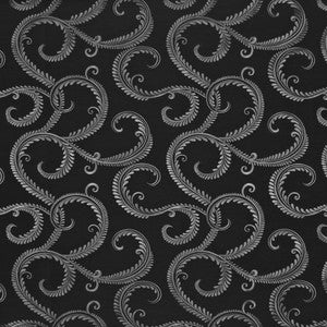 Tosca Scroll Onyx by Kasmir Fabric