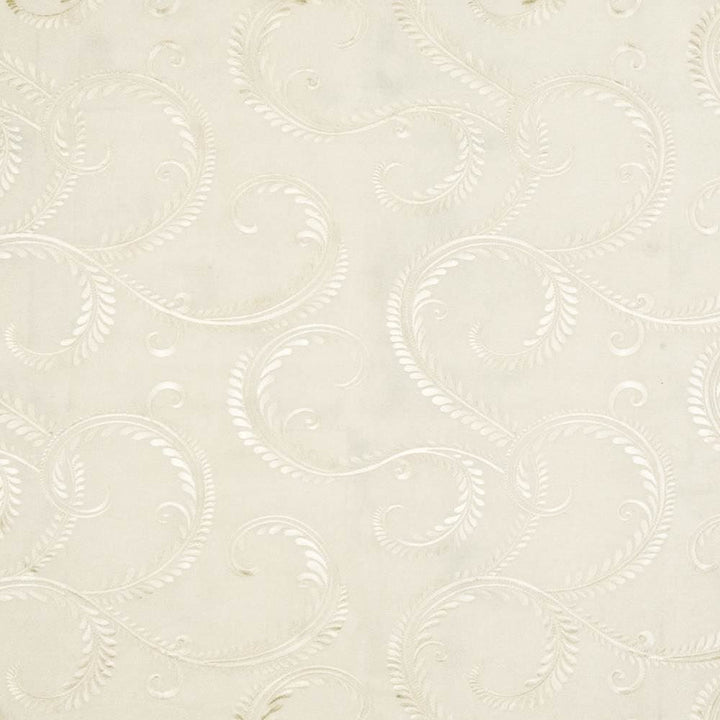 Tosca Scroll Pearl by Kasmir Fabric 1386 100% Polyester
 INDIA 47,000 Wyzenbeek Double Rubs </p><p>Repeat: Horizontal: 15 4/8 inches and Vertical: 12 4/8 inches 54 - Fabric Carolina -