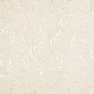 Tosca Scroll Pearl by Kasmir Fabric