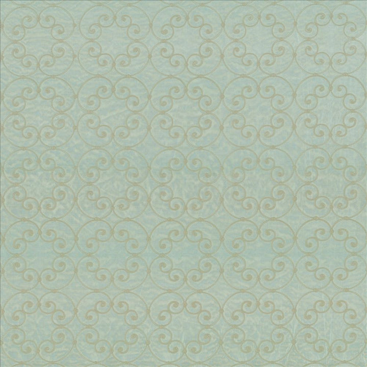 Tracery Mist by Kasmir Fabric 5073 100% Polyester
Embroidery
100% Polyester
 CHINA </p><p>Repeat: Horizontal: 5 6/8 inches and Vertical: 5 6/8 inches 56 - 58 - Fabric Carolina -