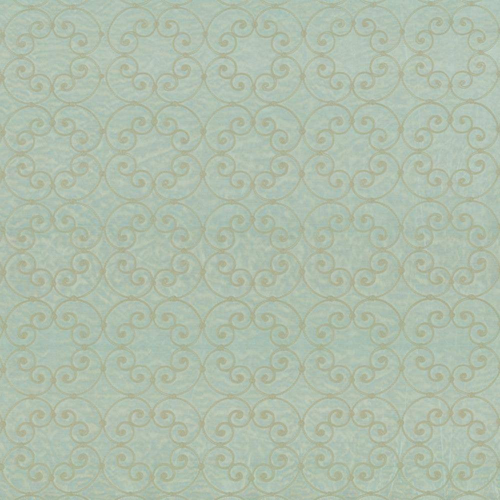 Tracery Mist by Kasmir Fabric 5073 CHINA Not Tested H: 5 6/8 inches, V:5 6/8 inches 56 - 58 - Fabric Carolina - Kasmir