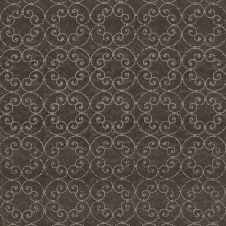 Tracery Onyx Grey by Kasmir Fabric 5067 CHINA Not Tested H: 5 6/8 inches, V:5 6/8 inches 56 - 58 - Fabric Carolina - Kasmir