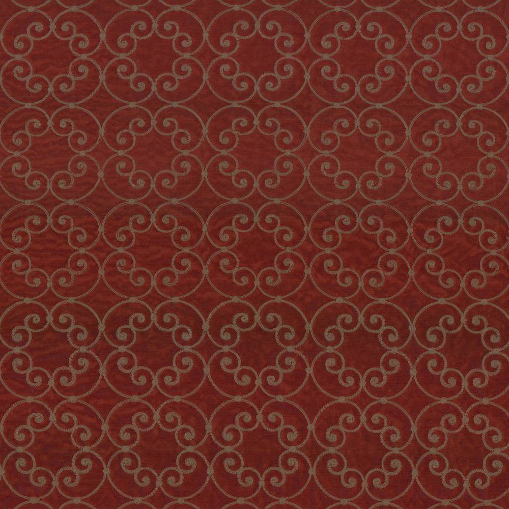 Tracery Spice by Kasmir Fabric 5071 CHINA Not Tested H: 5 6/8 inches, V:5 6/8 inches 56 - 58 - Fabric Carolina - Kasmir