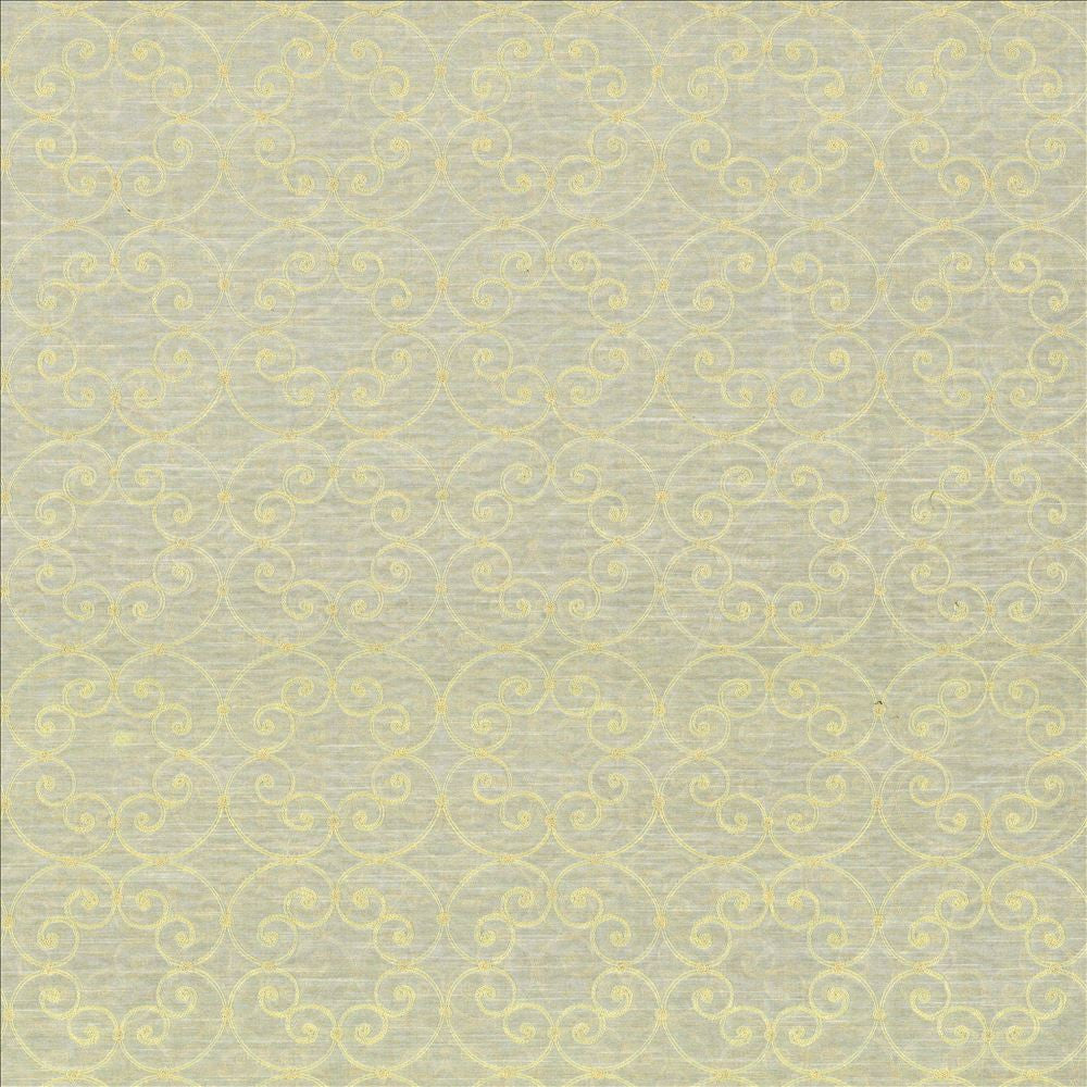 Tracery Wheat by Kasmir Fabric 5066 100% Polyester Embroidery 100% Polyester CHINA Not Tested Horizontal: 5 6/8 inches and Vertical: 5 6/8 inches 56 - 58 - Fabric Carolina -