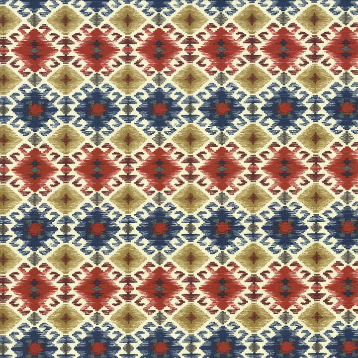 Trading Post Admiral by Kasmir Fabric 5087 100% Cotton
 UAE </p><p>Repeat: Horizontal: 3 3/8 inches and Vertical: 6 6/8 inches 54 - 55 - Fabric Carolina -