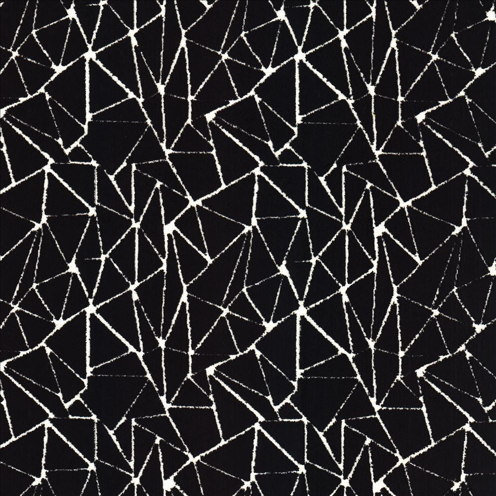Trajectory Black  by Kasmir Fabric 1473 88% Viscose 12% Polyester  INDIA  </p><p>Repeat: Horizontal: 7 2/8 inches and Vertical: 7 6/8 inches 59  - Fabric Carolina -