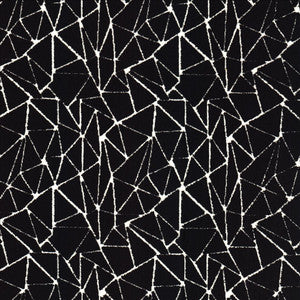 Trajectory Black  by Kasmir Fabric