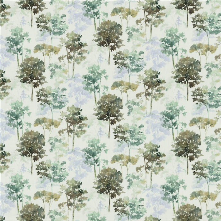 Tranquil Trees Sky by Kasmir Fabric 1453 100% Cotton
 INDIA 9,000 Wyzenbeek Double Rubs Horizontal: 27 inches and Vertical: 13 4/8 inches 54 - Fabric Carolina -