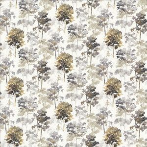Tranquil Trees Slate  by Kasmir Fabric