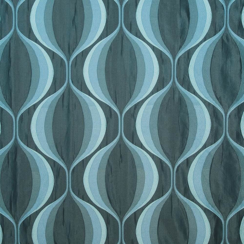 Tranquility Turquoise by Kasmir Fabric 1401 100% Polyester
 CHINA </p><p>Repeat: Horizontal: 14 6/8 inches and Vertical: 16 inches 59 - Fabric Carolina -