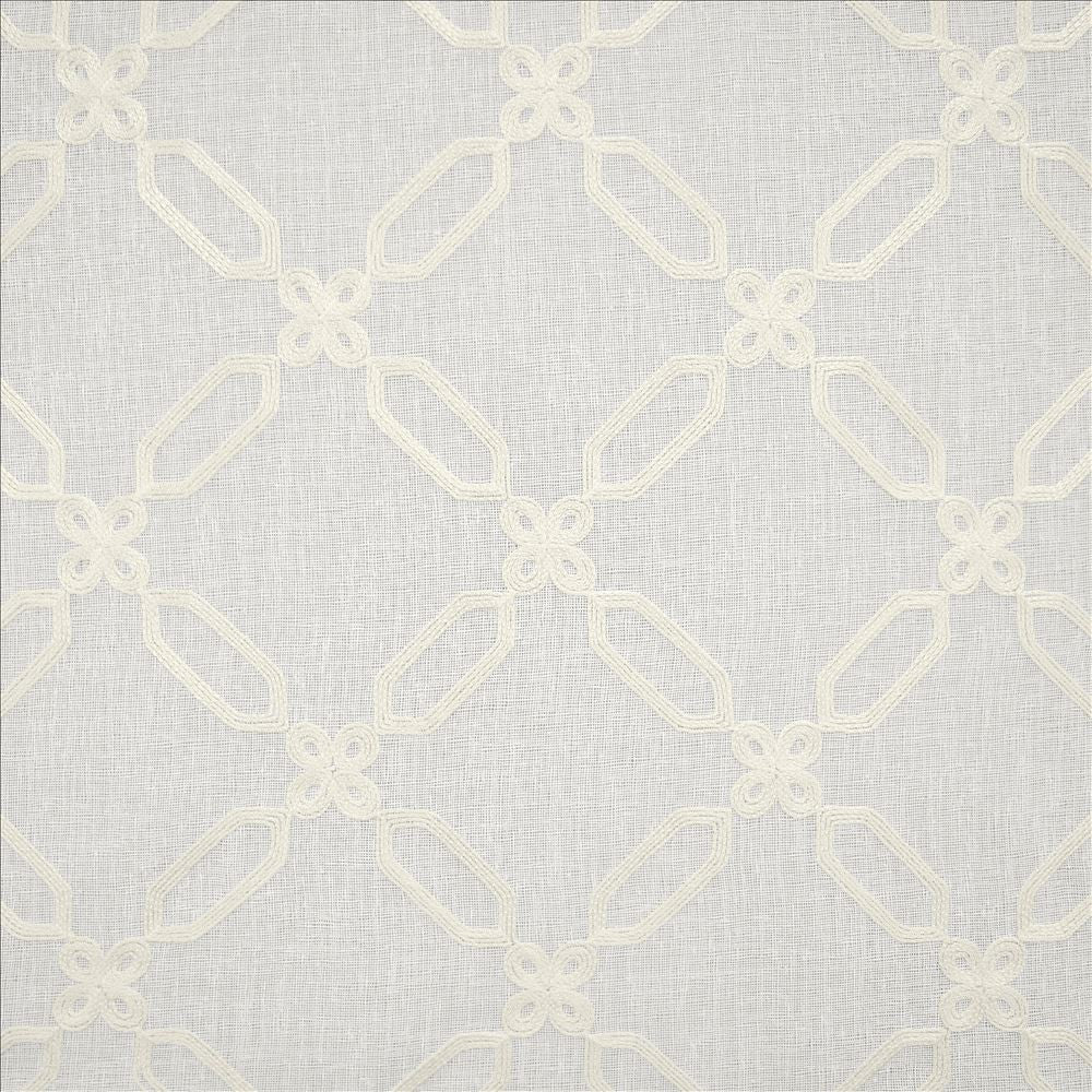 Transport White by Kasmir Fabric 5108 100% Polyester
 CHINA </p><p>Repeat: Horizontal: 6 inches and Vertical: 6 inches 56 - 58 - Fabric Carolina -