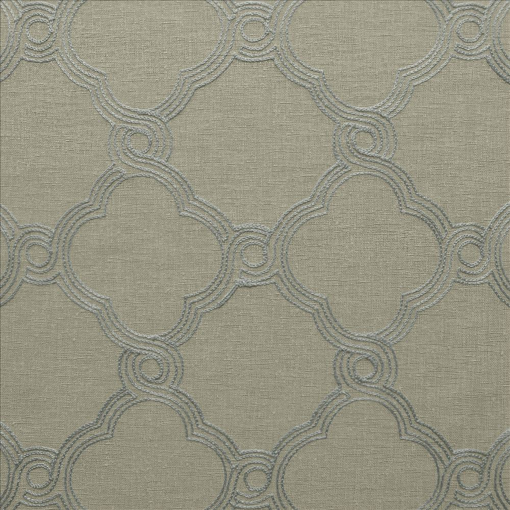 Tread Silver by Kasmir Fabric 5108 100% Polyester
 CHINA Not Tested </p><p>Repeat: Horizontal: 6 inches and Vertical: 6 inches 47 - Fabric Carolina -