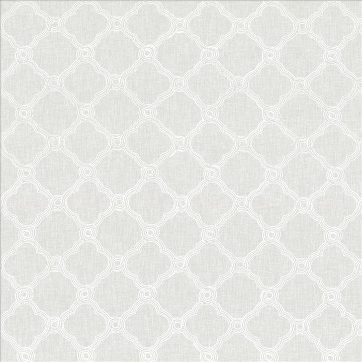 Tread White by Kasmir Fabric 5108 100% Polyester
 CHINA </p><p>Repeat: Horizontal: 6 inches and Vertical: 6 inches 47 - 60 - Fabric Carolina -