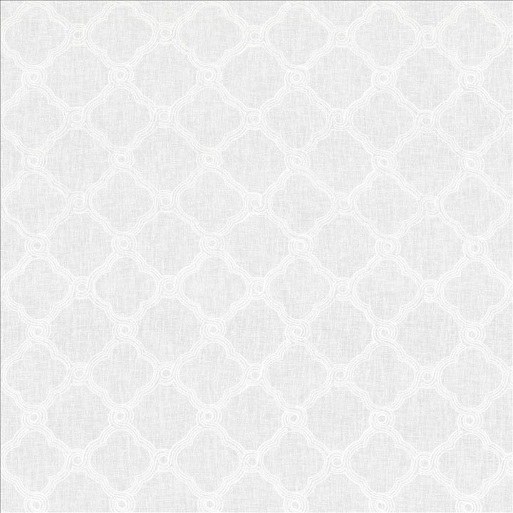 Tread White by Kasmir Fabric 5108 100% Polyester
 CHINA Not Tested Horizontal: 6 inches and Vertical: 6 inches 47 - Fabric Carolina -