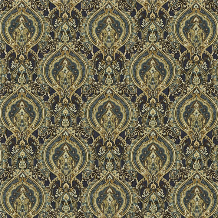 Treasure Trove Moonlit Sky by Kasmir Fabric 1463 100% Cotton
 INDONESIA 30,000 Wyzenbeek Double Rubs </p><p>Repeat: Horizontal: 13 4/8 inches and Vertical: 13 4/8 inches 54 - Fabric Carolina -