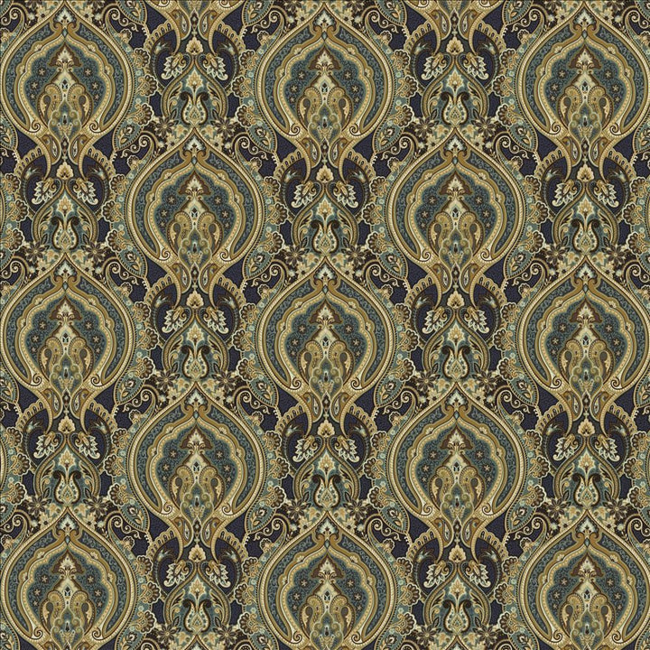 Treasure Trove Moonlit Sky by Kasmir Fabric 1463 100% Cotton
 INDONESIA </p><p>Repeat: Horizontal: 13 4/8 inches and Vertical: 13 4/8 inches 54 - Fabric Carolina -