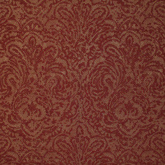 Treasure Cove Venetian Red 7111411002 by Carole Fabric Exclusive Radiant Poppy 100% Polyester-heatset Turkey H: 19 1/10"V, 14"H  57" Minimum (See sample for specifics) - Fabric Carolina - Carole Exclusive