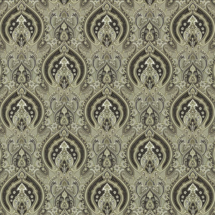 Treasure Trove Ash by Kasmir Fabric 1466 100% Cotton
 INDONESIA </p><p>Repeat: Horizontal: 13 4/8 inches and Vertical: 13 4/8 inches 54 - Fabric Carolina -