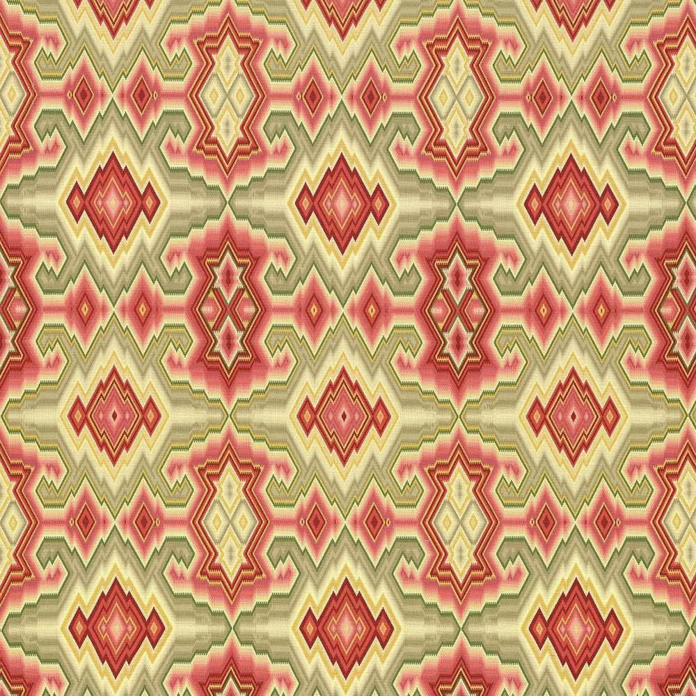 Tribal Blanket Fiesta  by Kasmir Fabric See sample 100% Cotton
 PERU 30,000 Wyzenbeek Double Rubs </p><p>Repeat: Horizontal: 13 4/8 inches and Vertical: 27 inches 54  - Fabric Carolina -