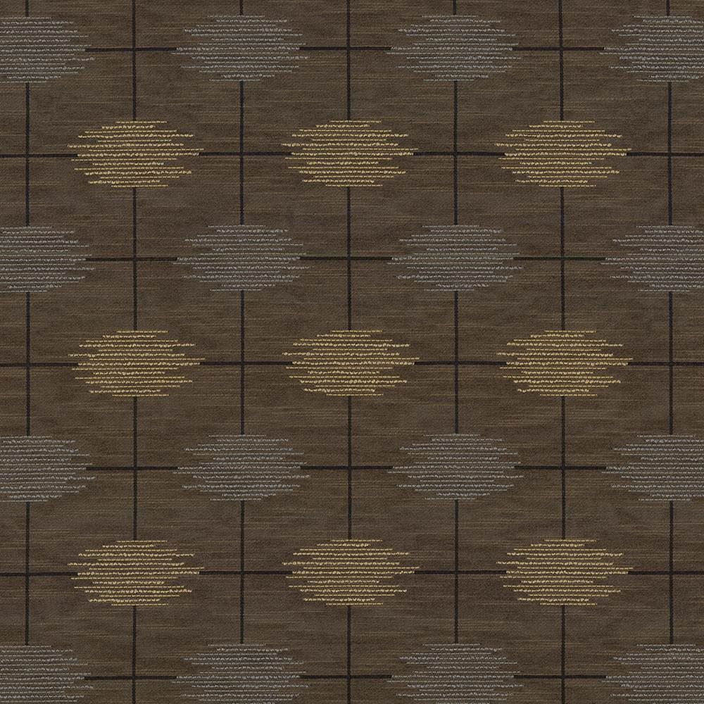 Tribal Threads Bronze  by Kasmir Fabric See sample 46% Polyester
44% Rayon
10% Cotton
 USA 39,000 Wyzenbeek Double Rubs </p><p>Repeat: Horizontal: 6 6/8 inches and Vertical: 7 inches 57  - Fabric Carolina -