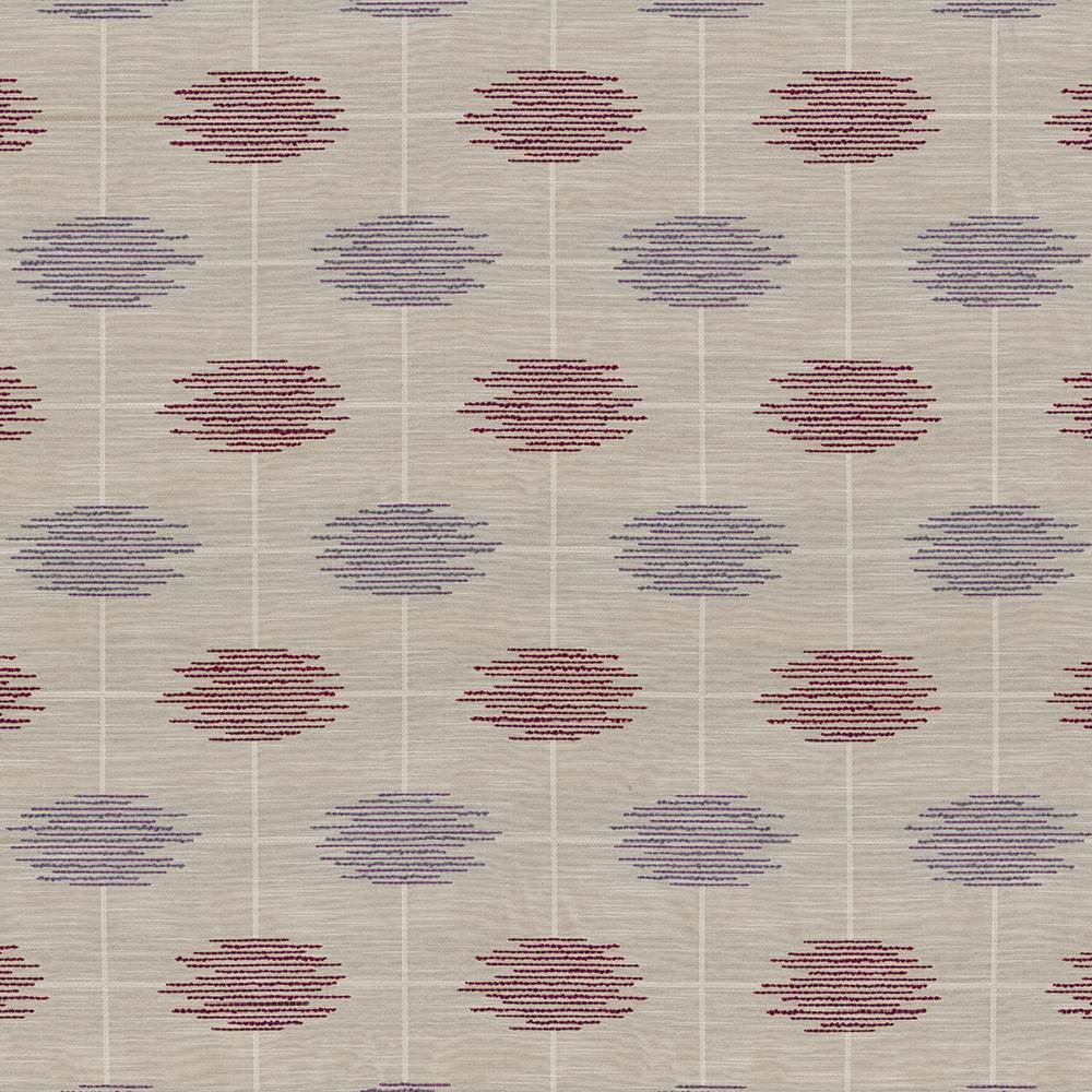 Tribal Threads Violet by Kasmir Fabric 1423 46% Polyester
44% Rayon
10% Cotton
 USA 39,000 Wyzenbeek Double Rubs Horizontal: 6 6/8 inches and Vertical: 7 inches 57 - Fabric Carolina -