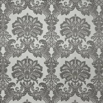 Tribeca Platinum by Kasmir Fabric 1412 100% Polyester CHINA Not Tested H: 15 4/8 inches, V: 13 6/8 inches 61 - 62 - Fabric Carolina - Kasmir