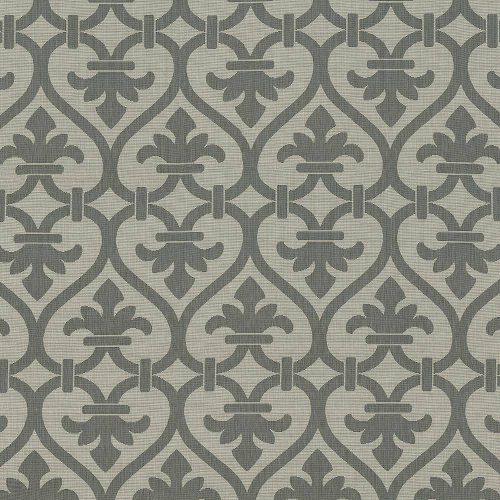 Triomphe Charcoal by Kasmir Fabric 1424 USA 48,000 Wyzenbeek Double Rubs H: 13 4/8 inches, V:38 3/8 inches 60 - 61 - Fabric Carolina - Kasmir