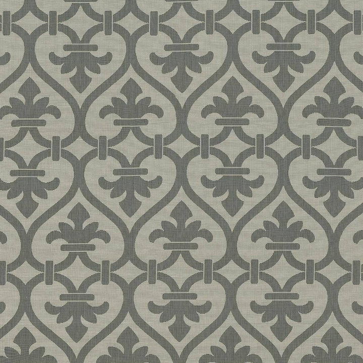 Triomphe Charcoal by Kasmir Fabric 1424 USA 48,000 Wyzenbeek Double Rubs H: 13 4/8 inches, V:38 3/8 inches 60 - 61 - Fabric Carolina - Kasmir