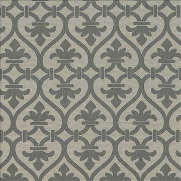 Triomphe Charcoal by Kasmir Fabric 1424 97% Cotton 3% Polyester USA 48,000 Wyzenbeek Double Rubs H: 13 4/8 inches, V: 38 3/8 inches 60 - 61 - Fabric Carolina - Kasmir