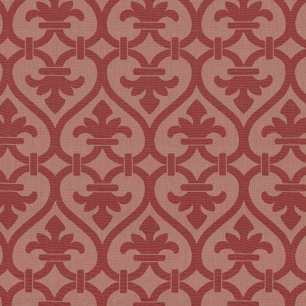 Triomphe Crimson by Kasmir Fabric 1423 USA 48,000 Wyzenbeek Double Rubs H: 13 4/8 inches, V:38 3/8 inches 60 - 61 - Fabric Carolina - Kasmir