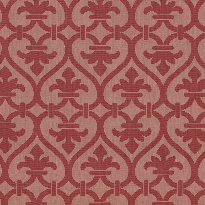 Triomphe Crimson by Kasmir Fabric 1423 USA 48,000 Wyzenbeek Double Rubs H: 13 4/8 inches, V:38 3/8 inches 60 - 61 - Fabric Carolina - Kasmir