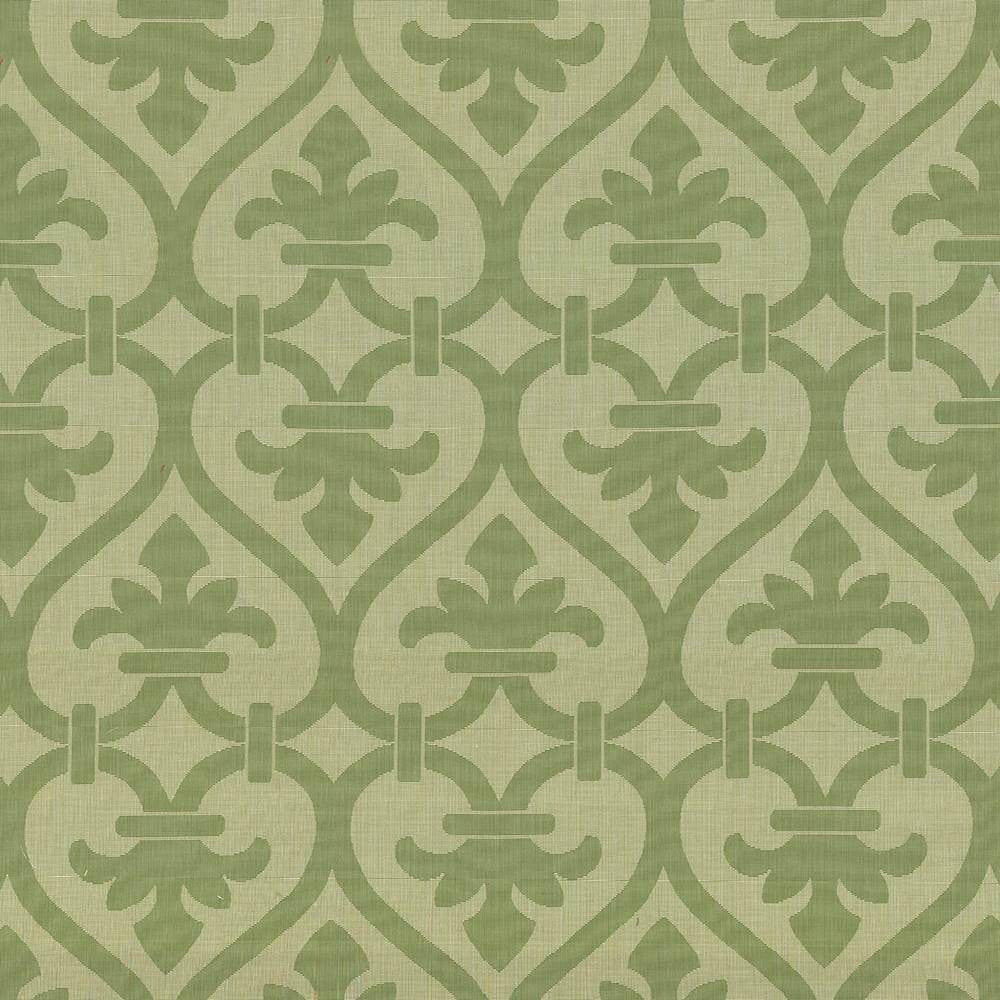 Triomphe Fern by Kasmir Fabric 1423 USA 48,000 Wyzenbeek Double Rubs H: 13 4/8 inches, V:38 3/8 inches 60 - 61 - Fabric Carolina - Kasmir
