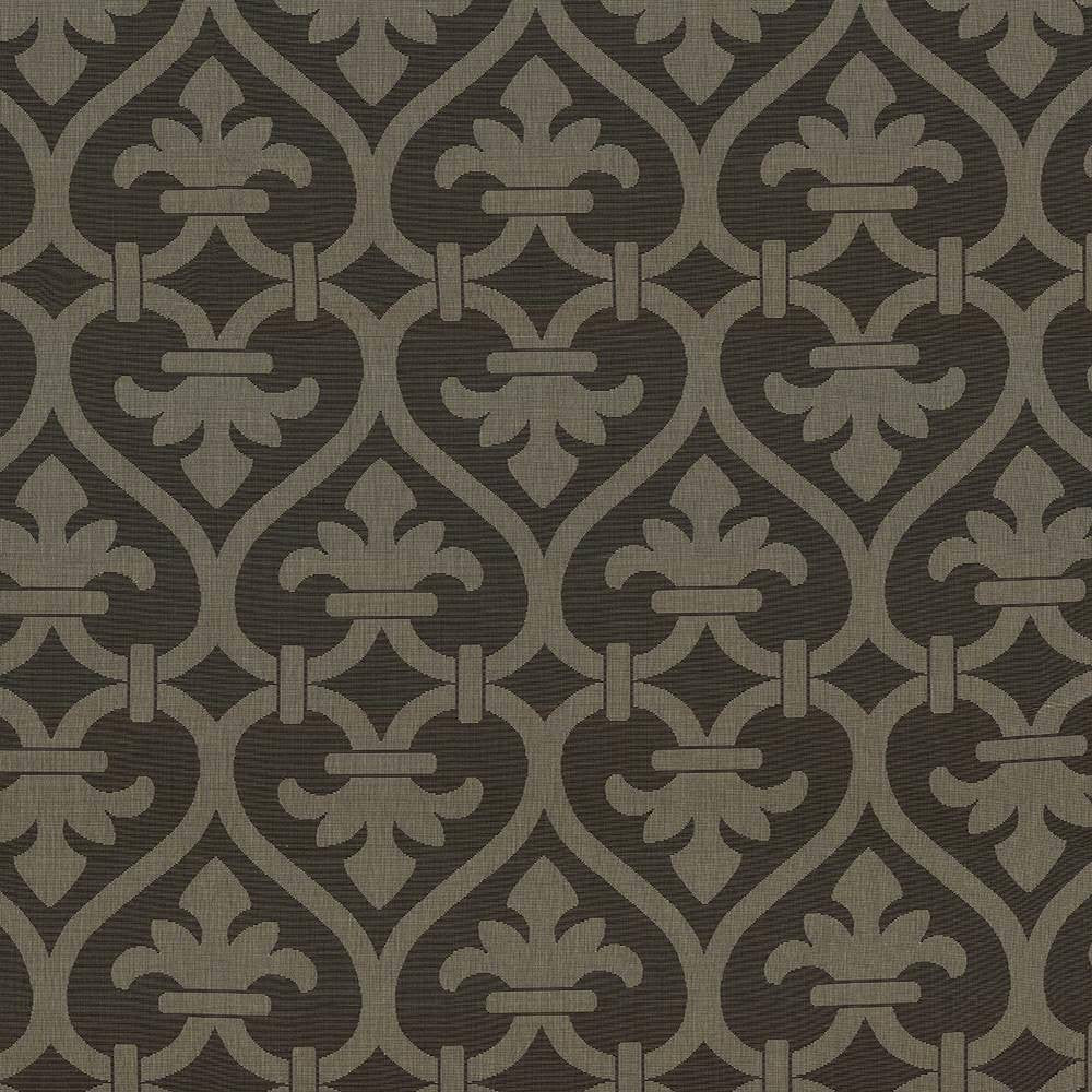Triomphe Truffle by Kasmir Fabric 1424 USA 48,000 Wyzenbeek Double Rubs H: 13 4/8 inches, V:38 3/8 inches 60 - 61 - Fabric Carolina - Kasmir