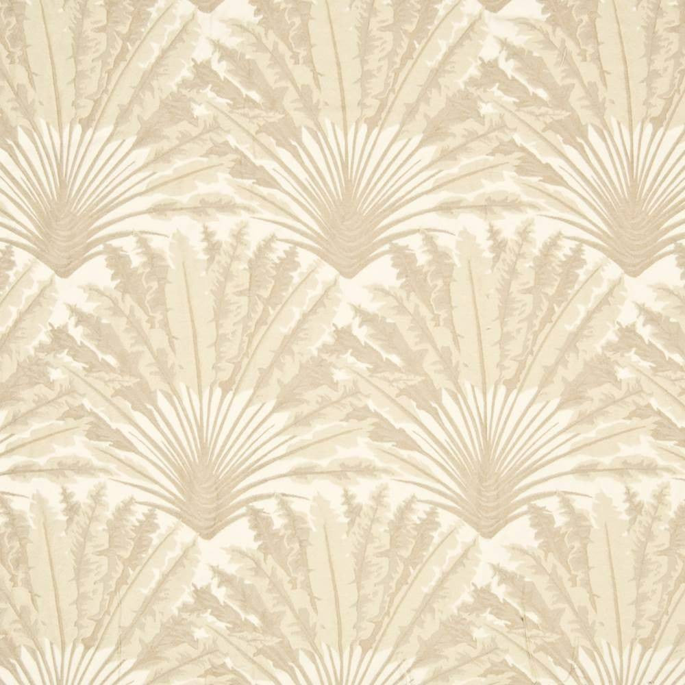 Tropicana Io Flax by Kasmir Fabric 1395 USA 30,000 Wyzenbeek Double Rubs H: 14 2/8 inches, V:27 inches 53 - Fabric Carolina - Kasmir