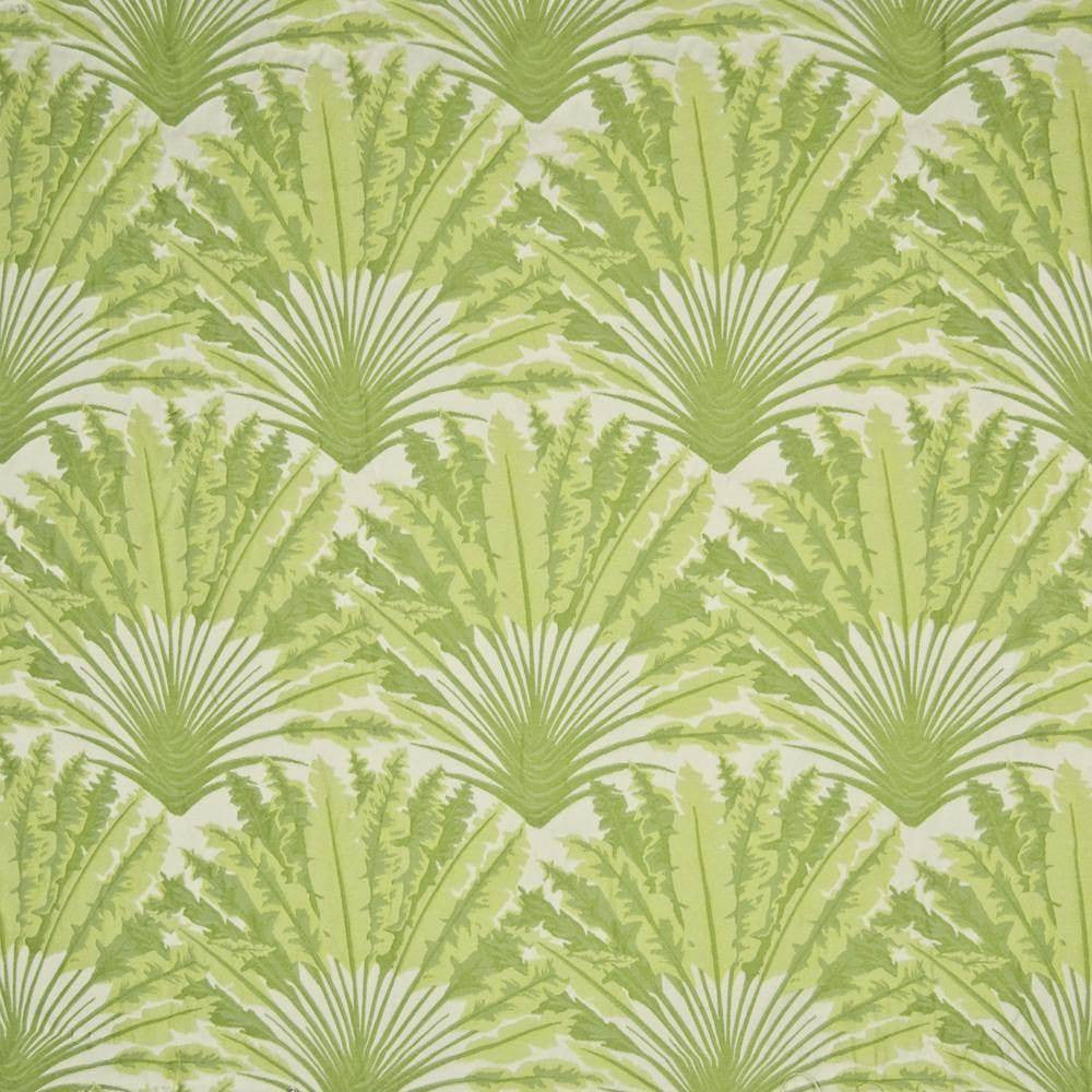Tropicana Io Lime by Kasmir Fabric 1395 USA 30,000 Wyzenbeek Double Rubs H: 14 2/8 inches, V:27 inches 53 - Fabric Carolina - Kasmir