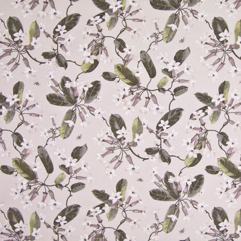 Trumpet Glory Spring by Kasmir Fabric 1389 100% Cotton PERU 15,000 Wyzenbeek Double Rubs Horizontal: 13 4/8 inches and Vertical: 25 2/8 inches 54 - Fabric Carolina -