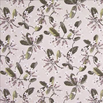 Trumpet Glory Spring by Kasmir Fabric 1389 100% Cotton PERU 15,000 Wyzenbeek Double Rubs H: 13 4/8 inches, V: 25 2/8 inches 54 - Fabric Carolina - Kasmir