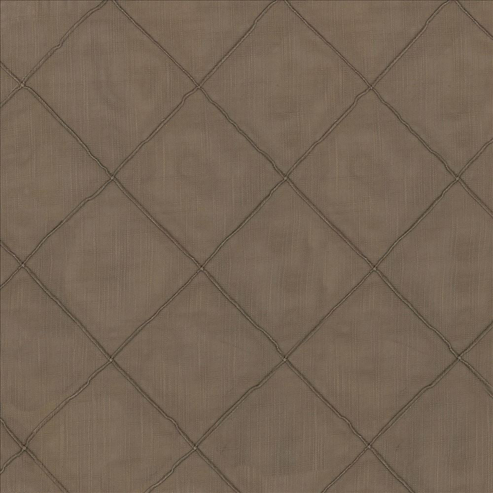 Tucked Away Latte by Kasmir Fabric 5077 100% Polyester
 CHINA Not Tested </p><p>Repeat: Horizontal: 5 6/8 inches and Vertical: 5 6/8 inches 57 - Fabric Carolina -