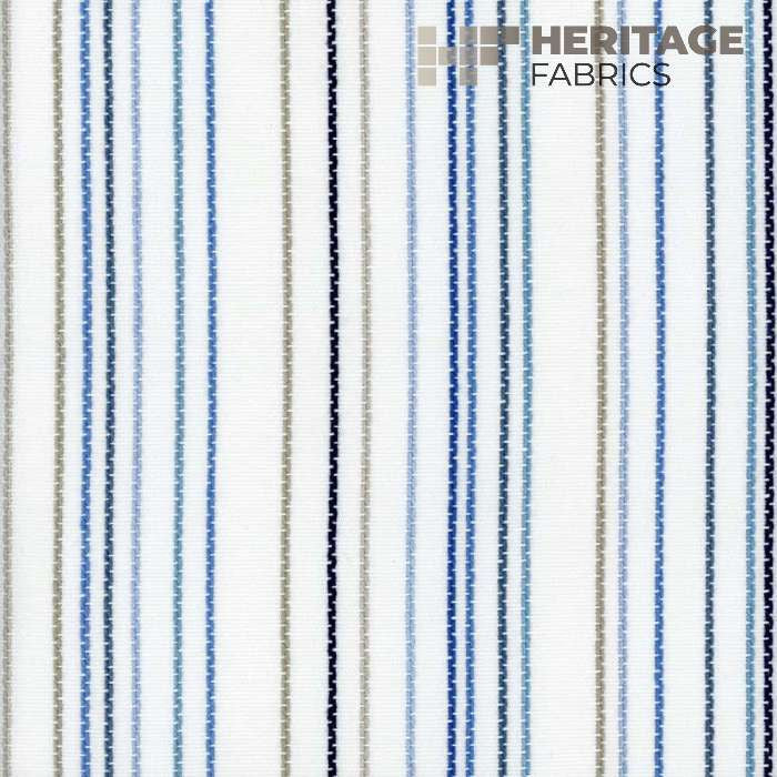 Tucker Indigo by Heritage Designer Fabric - 100% Cotton India 21,000 Horizontal: 9" and Vertical: N/A 54" - Swanky Fabrics -