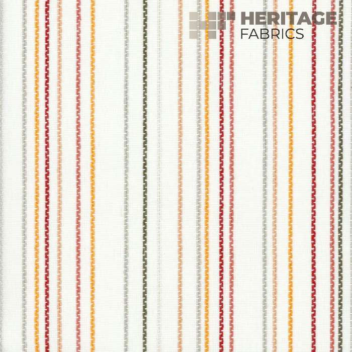 Tucker Persimmon by Heritage Fabric - 100% Cotton India 21,000 Horizontal: 9" and Vertical: N/A 54" - Fabric Carolina -