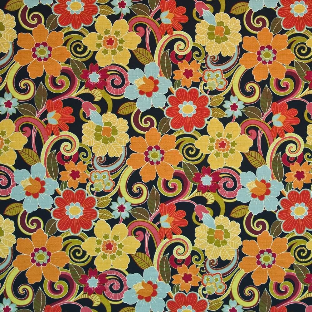 Tuckerton Floral Fireworks  by Kasmir Fabric See sample 100% Cotton
 KOREA 15,000 Wyzenbeek Double Rubs </p><p>Repeat: Horizontal: 27 inches and Vertical: 25 2/8 inches 54  - Fabric Carolina -