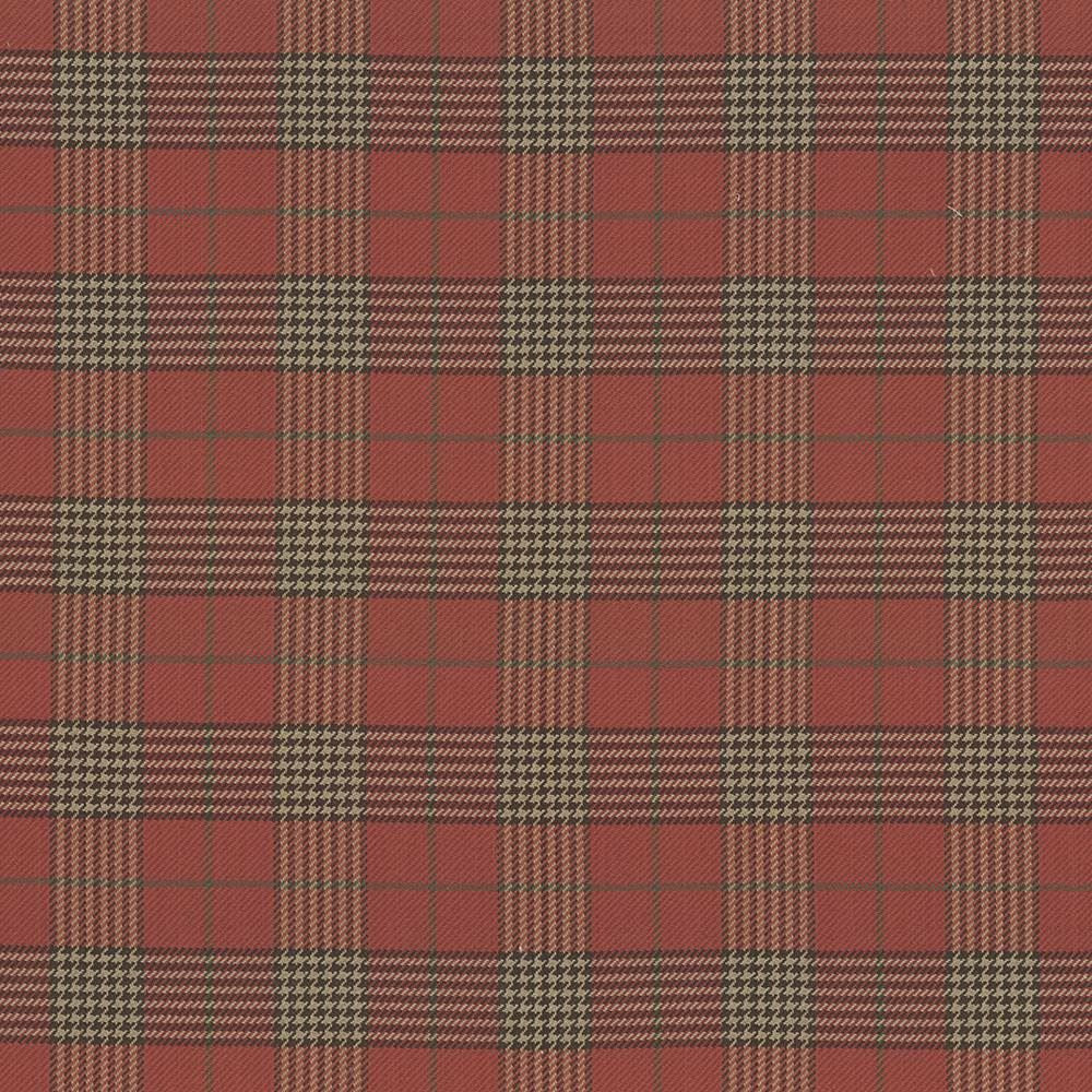 Tuckerton Redstone by Kasmir Fabric 1435 100% Cotton
 INDIA 12,000 Wyzenbeek Double Rubs Horizontal: 4 3/8 inches and Vertical: 4 7/8 inches 53 - Fabric Carolina -