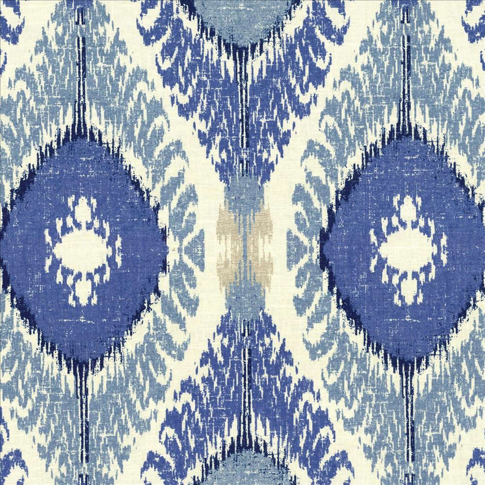 Tucumcari Baltic by Kasmir Fabric 5081 55% Linen 45% Rayon USA 9,000 Wyzenbeek Double Rubs Horizontal: 13 6/8 inches and Vertical: 27 inches 54 - Fabric Carolina -