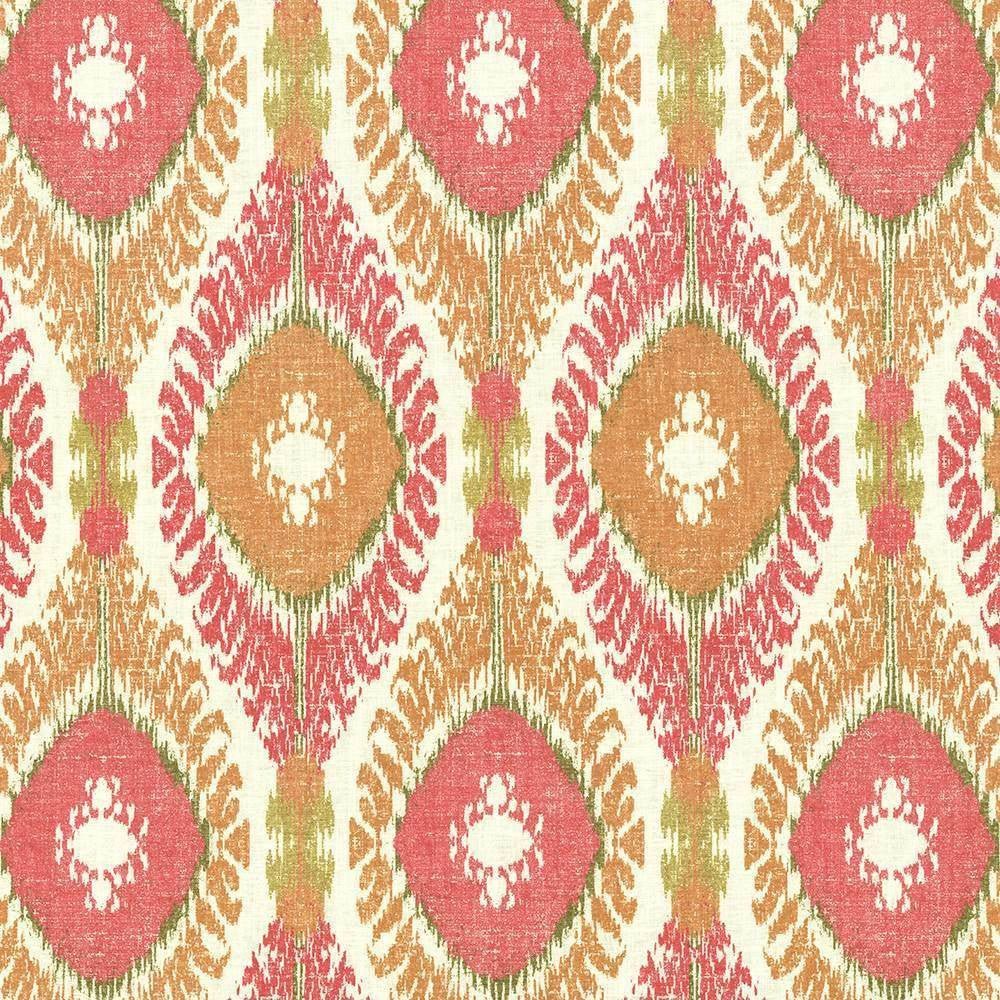Tucumcari Coral Reef by Kasmir Fabric 5079 USA 9,000 Wyzenbeek Double Rubs H: 13 6/8 inches, V:27 inches 54 - Fabric Carolina - Kasmir