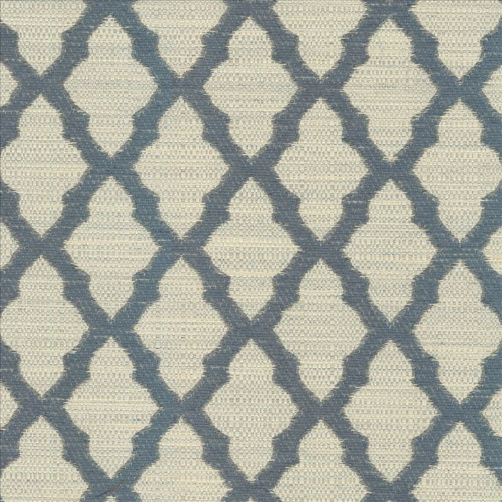 Tudor Crossing Aqua by Kasmir Fabric 5089 100% Polyester
 CHINA 15,000 Wyzenbeek Double Rubs Horizontal: 2 7/8 inches and Vertical: 3 inches 54 - Fabric Carolina -