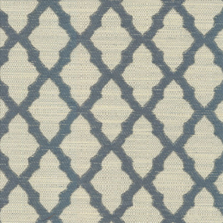 Tudor Crossing Aqua by Kasmir Fabric 5089 100% Polyester
 CHINA 15,000 Wyzenbeek Double Rubs </p><p>Repeat: Horizontal: 2 7/8 inches and Vertical: 3 inches 54 - Fabric Carolina -